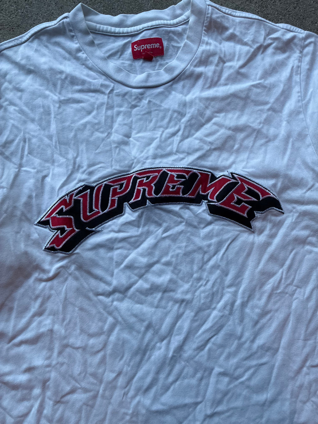 Supreme “APPLIQUE ARC S/S” Tee (M)