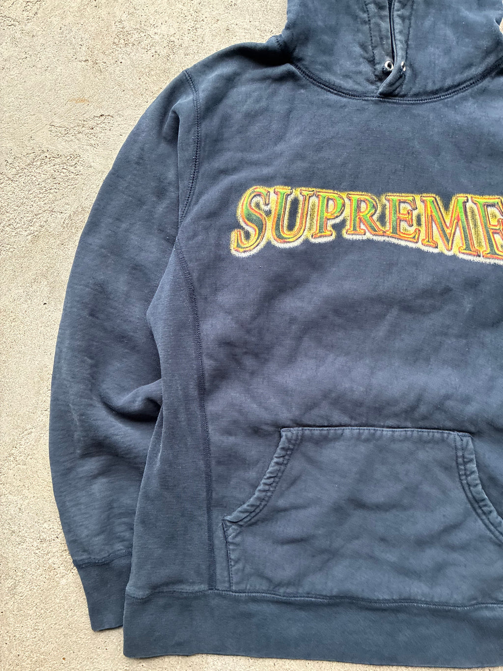Supreme “METALLIC ARC LOGO” Hooded Hoodie (M)