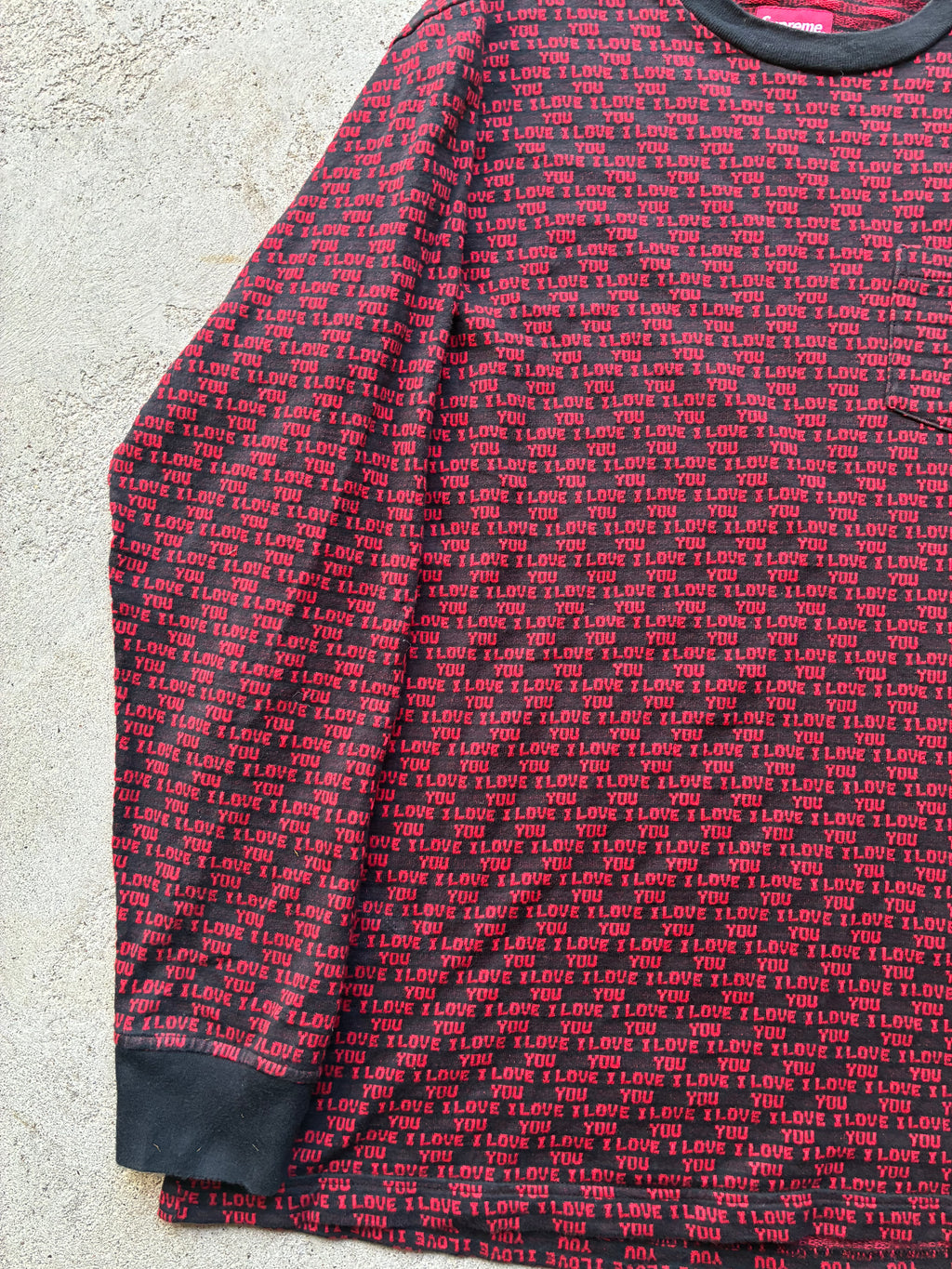 Supreme “I LOVE YOU” Long Sleeve (XL)