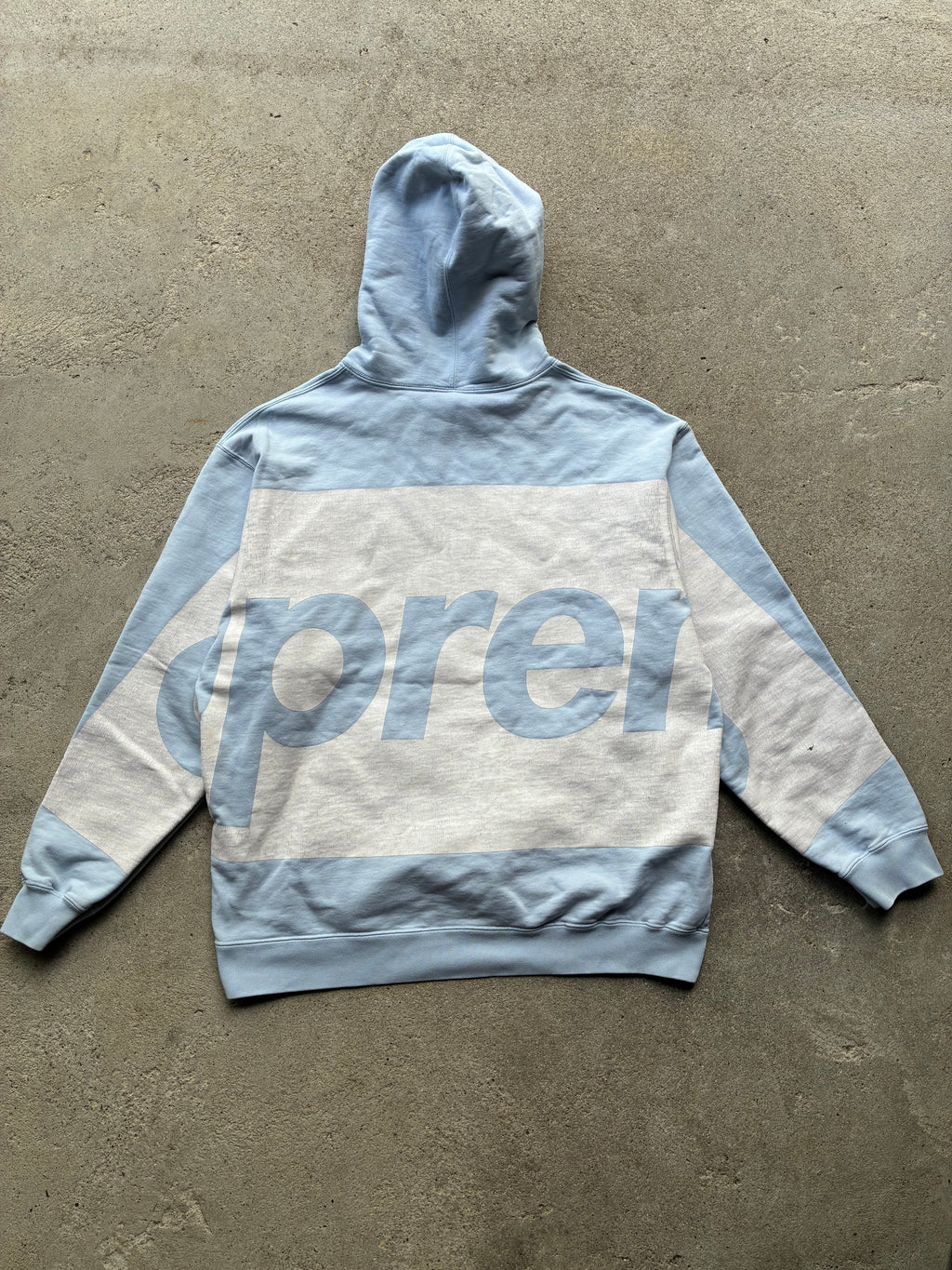 Supreme “BIG LOGO” Hooded Hoodie (L)