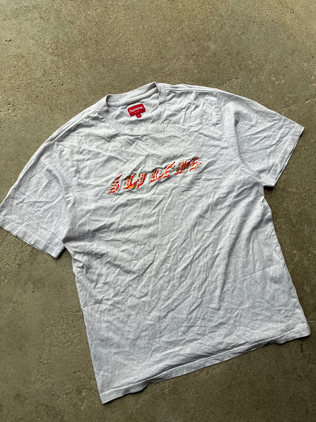 Supreme “FIRE” Tee (M)