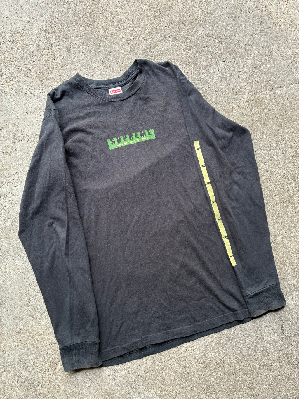 Supreme “LOGO” Long Sleeve (S)