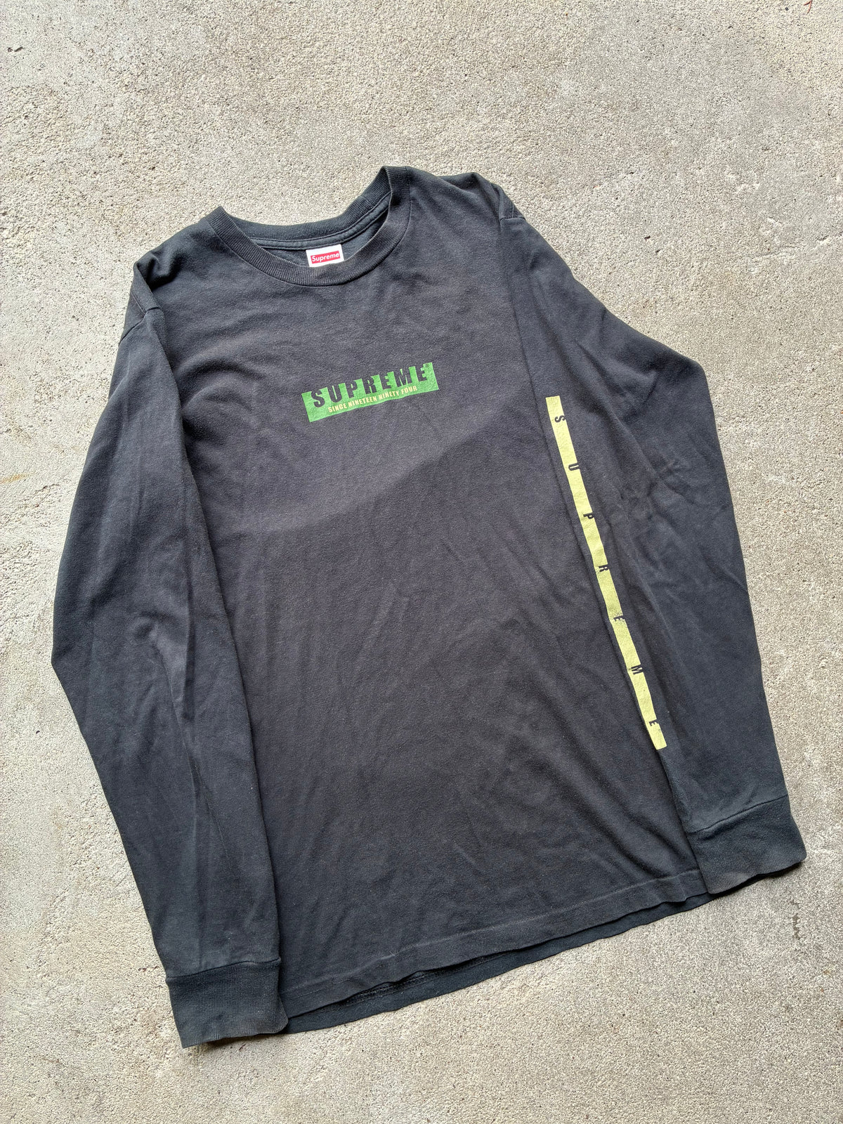 Supreme “LOGO” Long Sleeve (S)