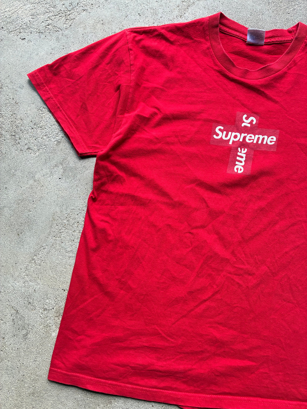 Supreme “CROSS BOX LOGO” Tee (L)