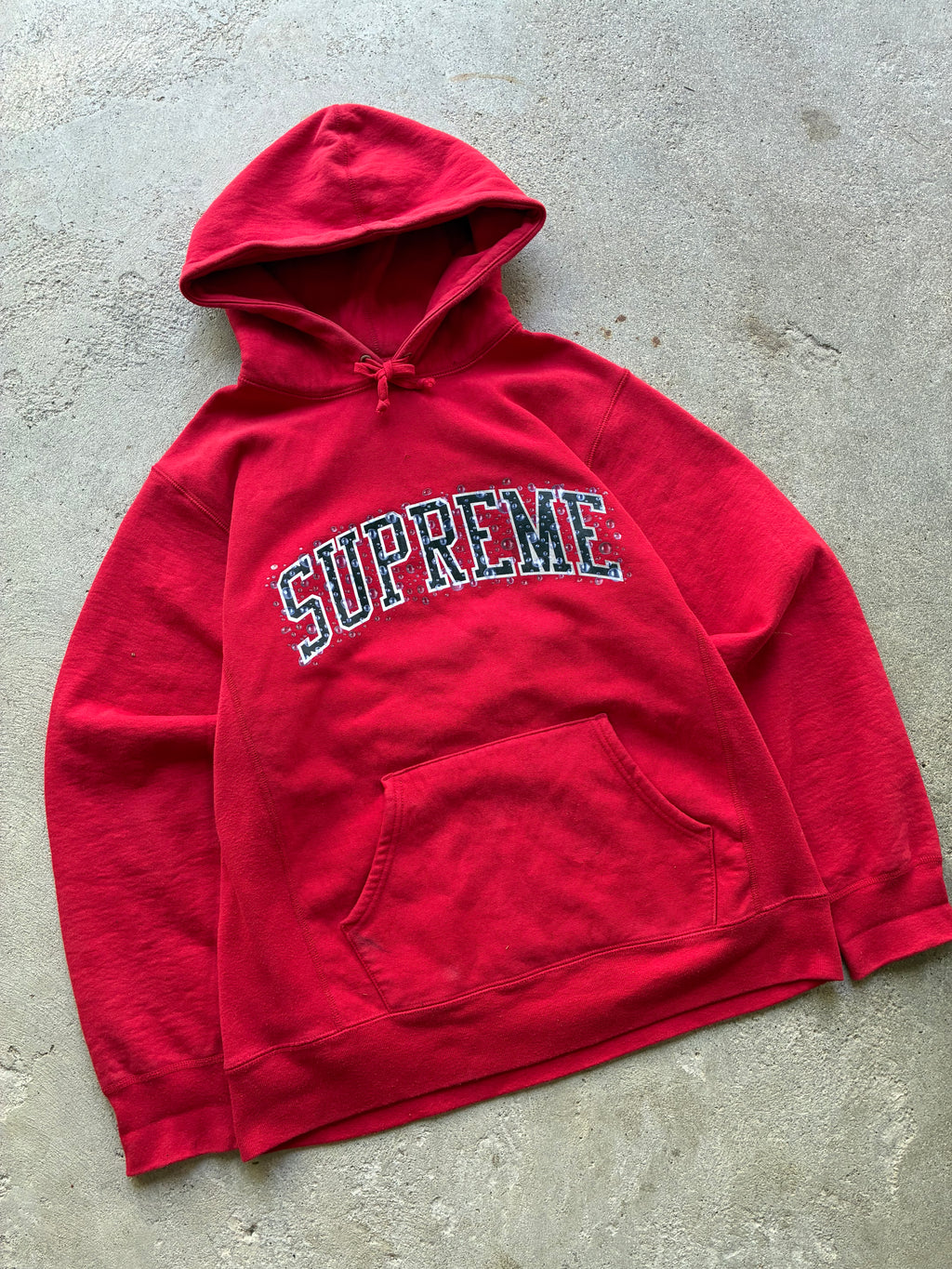 Supreme “WATER ARC LOGO” Hoodie (L)