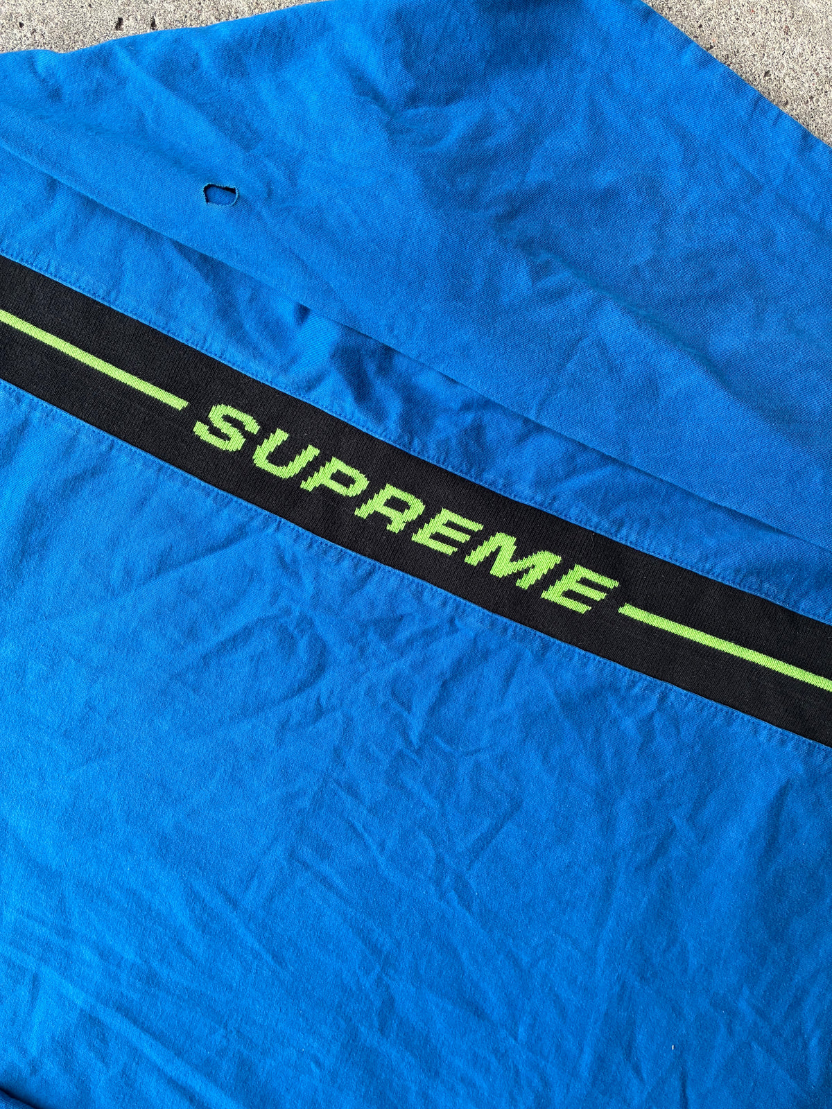 Supreme “VERTICAL LOGO STRIPE LOGO” Long sleeve (XL)