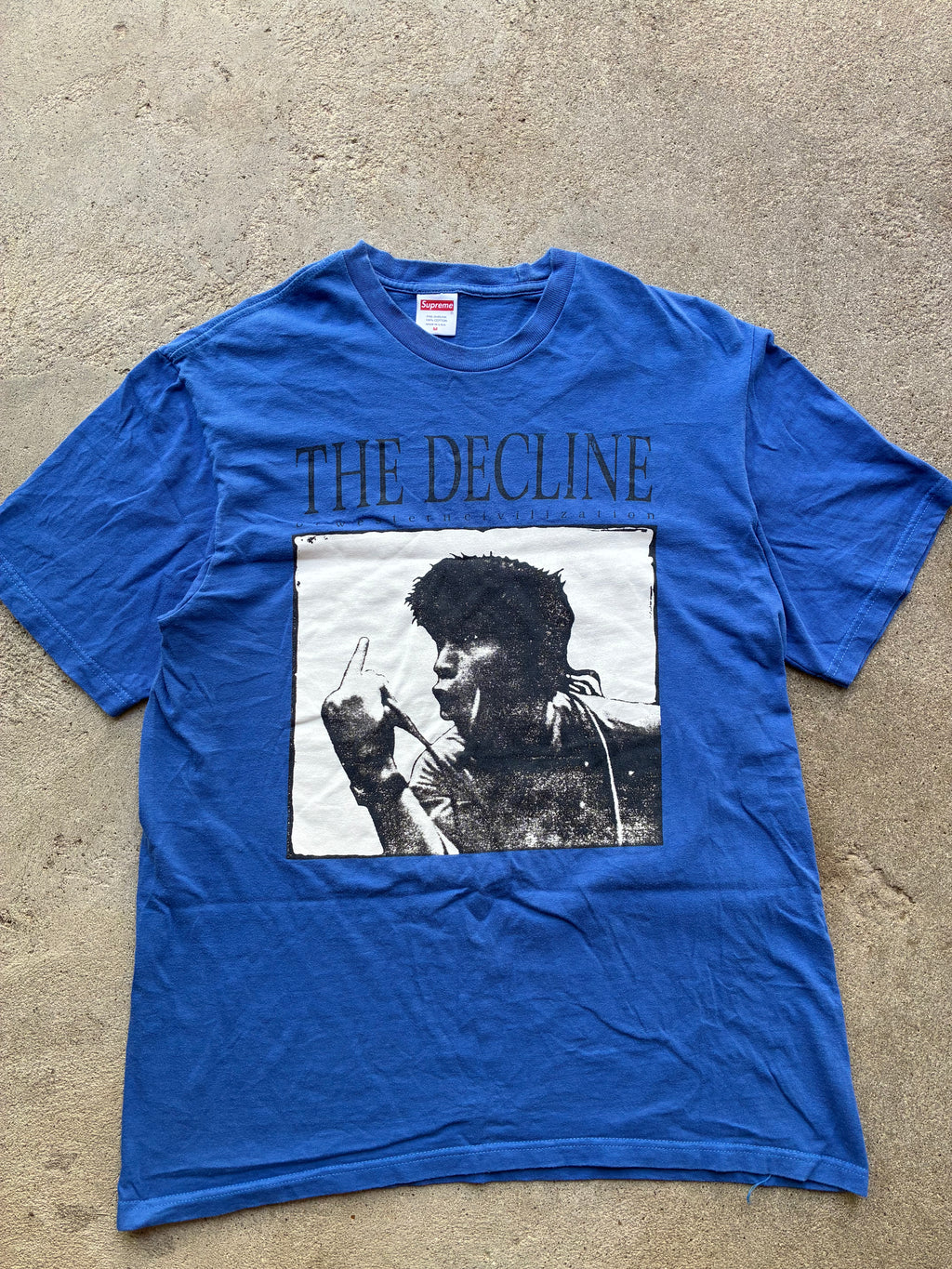 Supreme “DECLINE OF WESTERN COVILIZATIOM” tee (M)