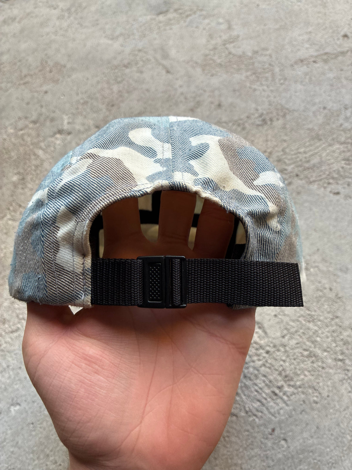 Supreme “WASHED OUT CAMO” Camp Cap (Adjustable)