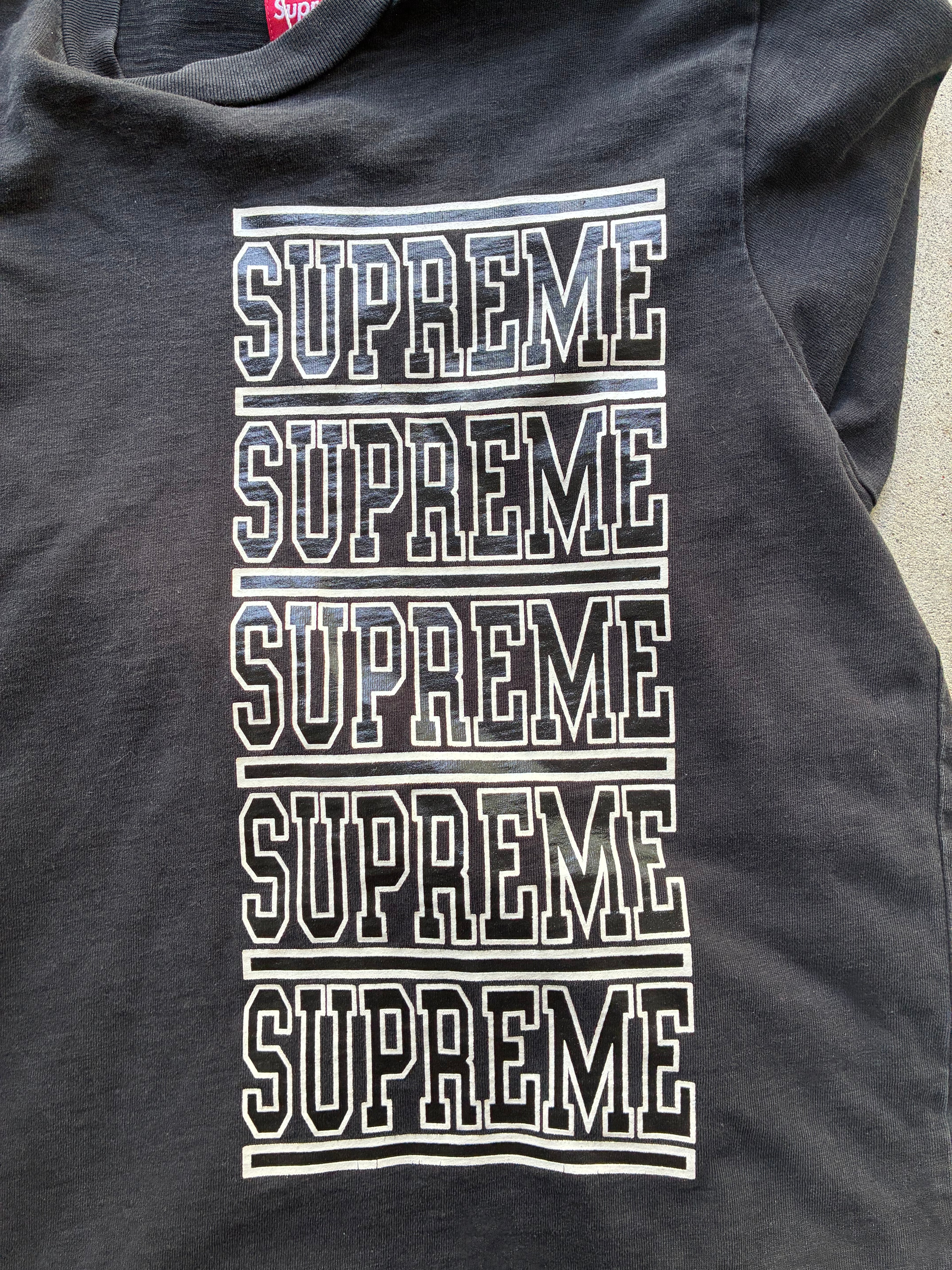 Supreme “STACKED L/S” Long Sleeve (M)