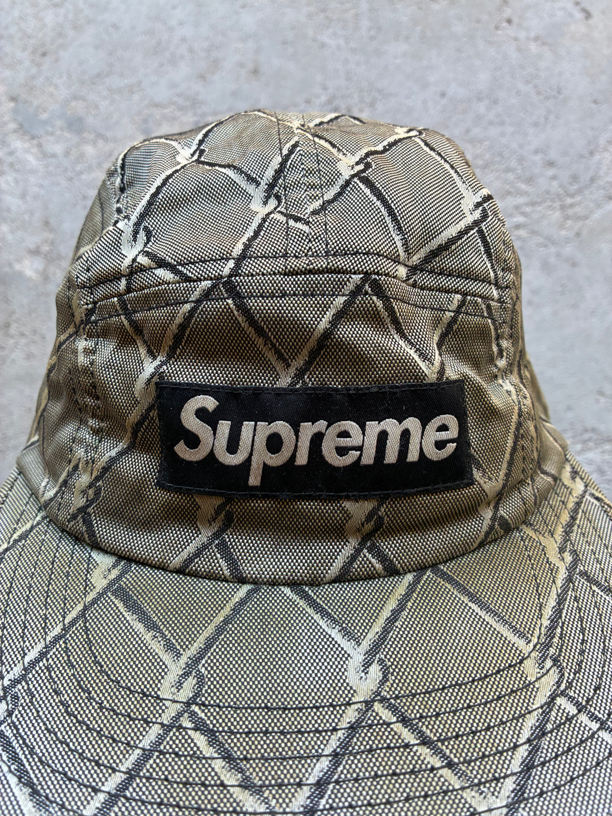 Supreme “CHAIN LINK FW14” Camp Cap (Adjustable)