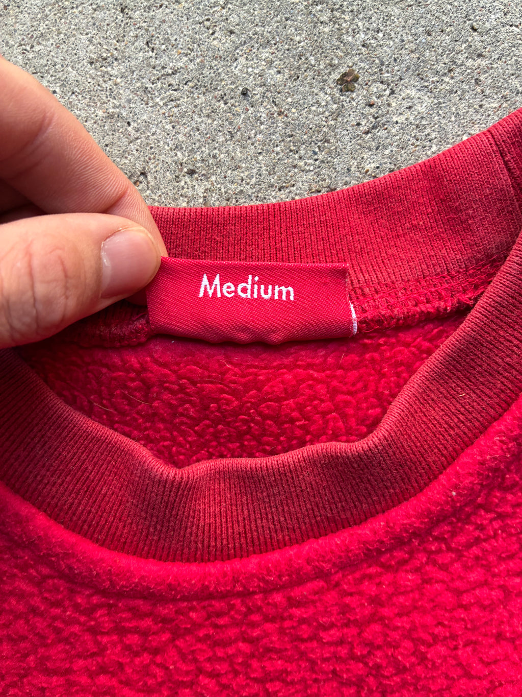 Supreme “POLARTEC DEEP PILE” Crewneck (M)
