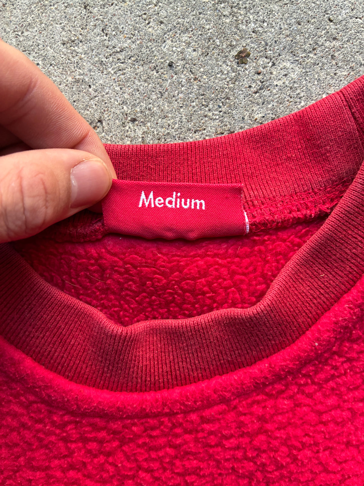 Supreme “POLARTEC DEEP PILE” Crewneck (M)