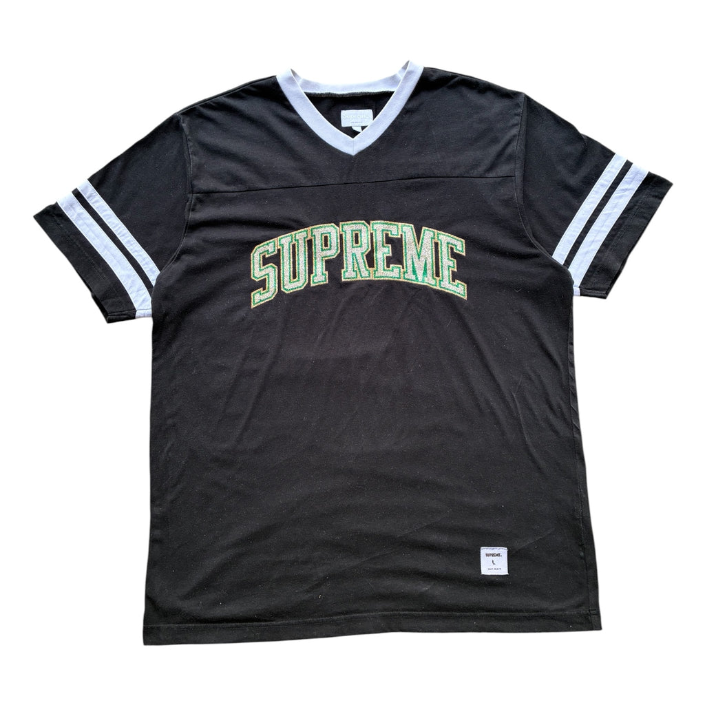 Supreme “GLITTER ARC FOOTBALL” jersey (L)