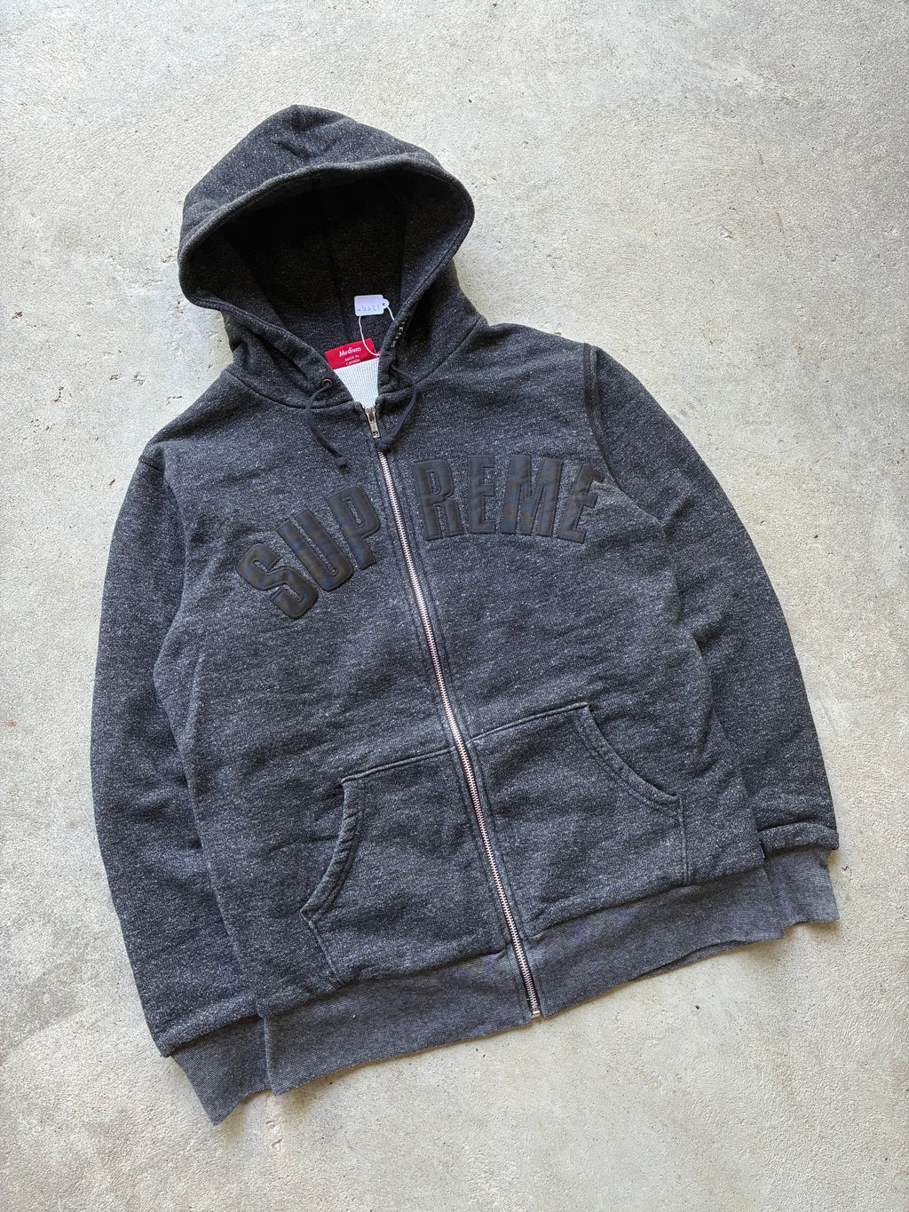 Supreme “THERMAL ARC LOGO 2010” zip up hoodie (M)