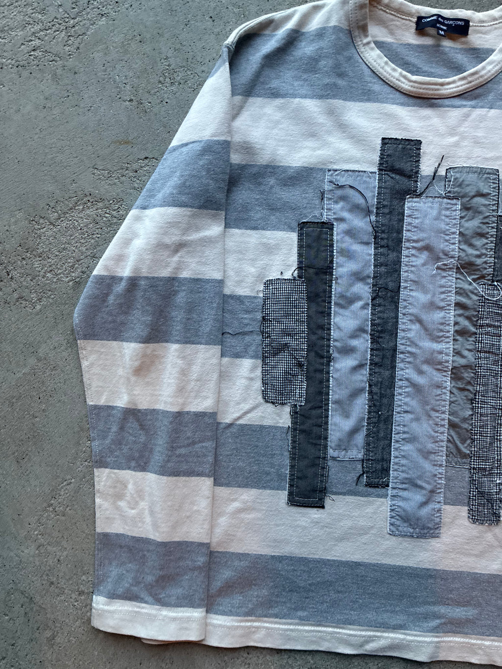 Stripped Comme des garçons Homme “RIPPED” Long Sleeve (M)