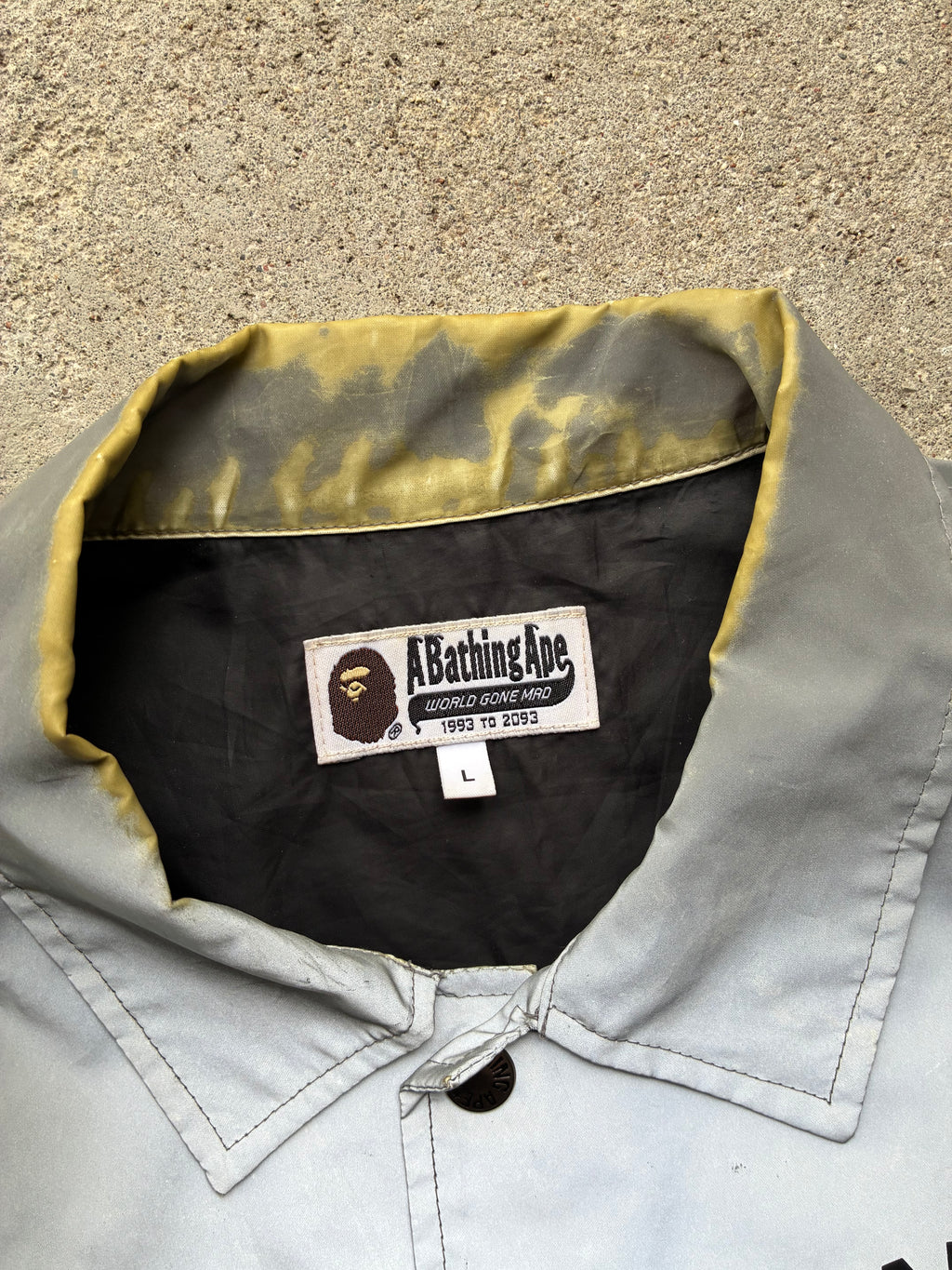 Bape “REFLECTICE” Coach Jacket (L)