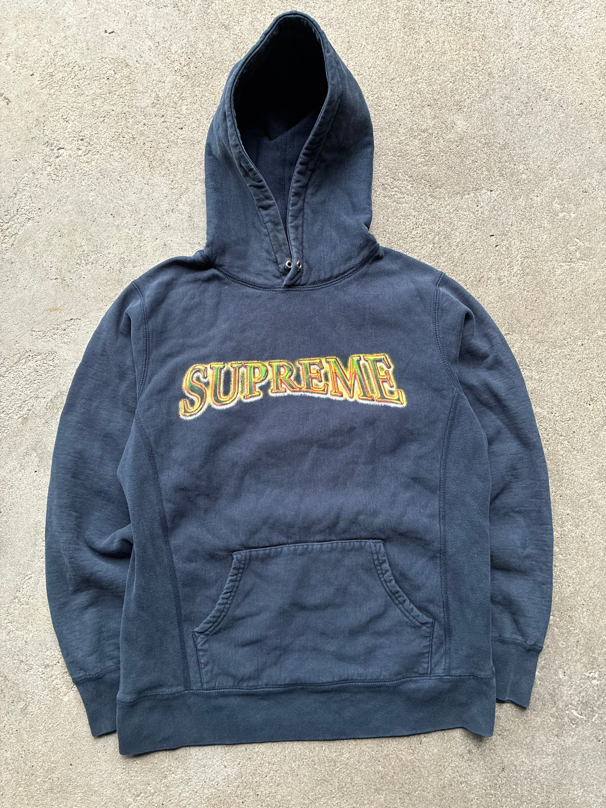 Supreme “METALLIC ARC LOGO” Hooded Hoodie (M)