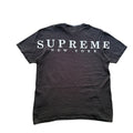 Supreme “STRIPE RIB WAFFLE” tee (L)