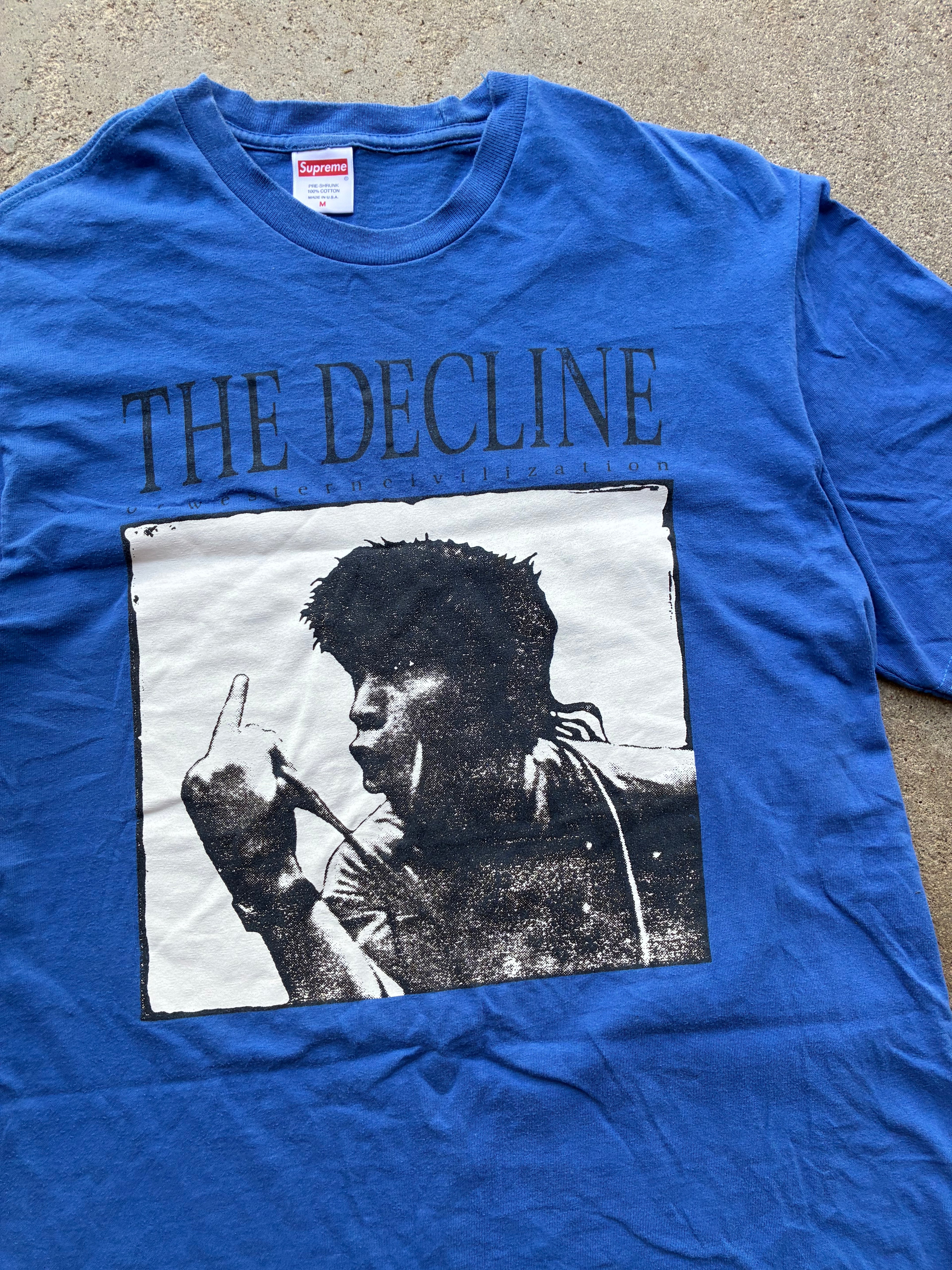 Supreme “DECLINE OF WESTERN COVILIZATIOM” tee (M)