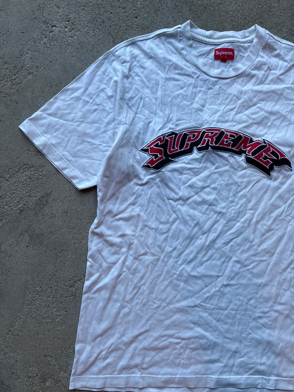 Supreme “APPLIQUE ARC S/S” Tee (M)