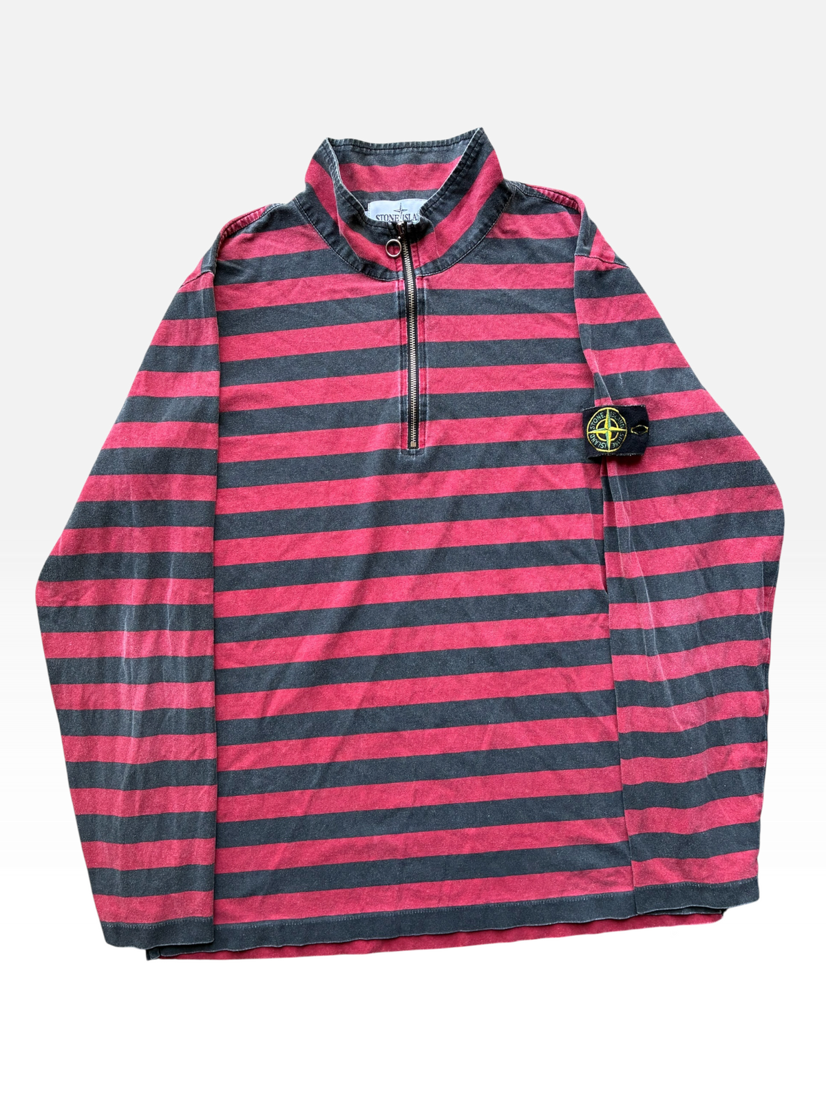 Supreme x Stone island Zip Up Long sleeve polo (M)