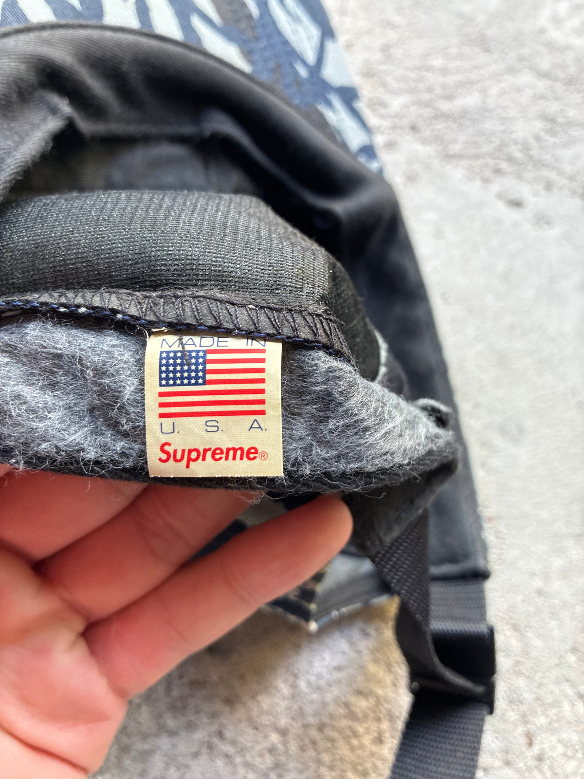 Supreme “RED CAMO SS13” Camp cap (Adjustable)