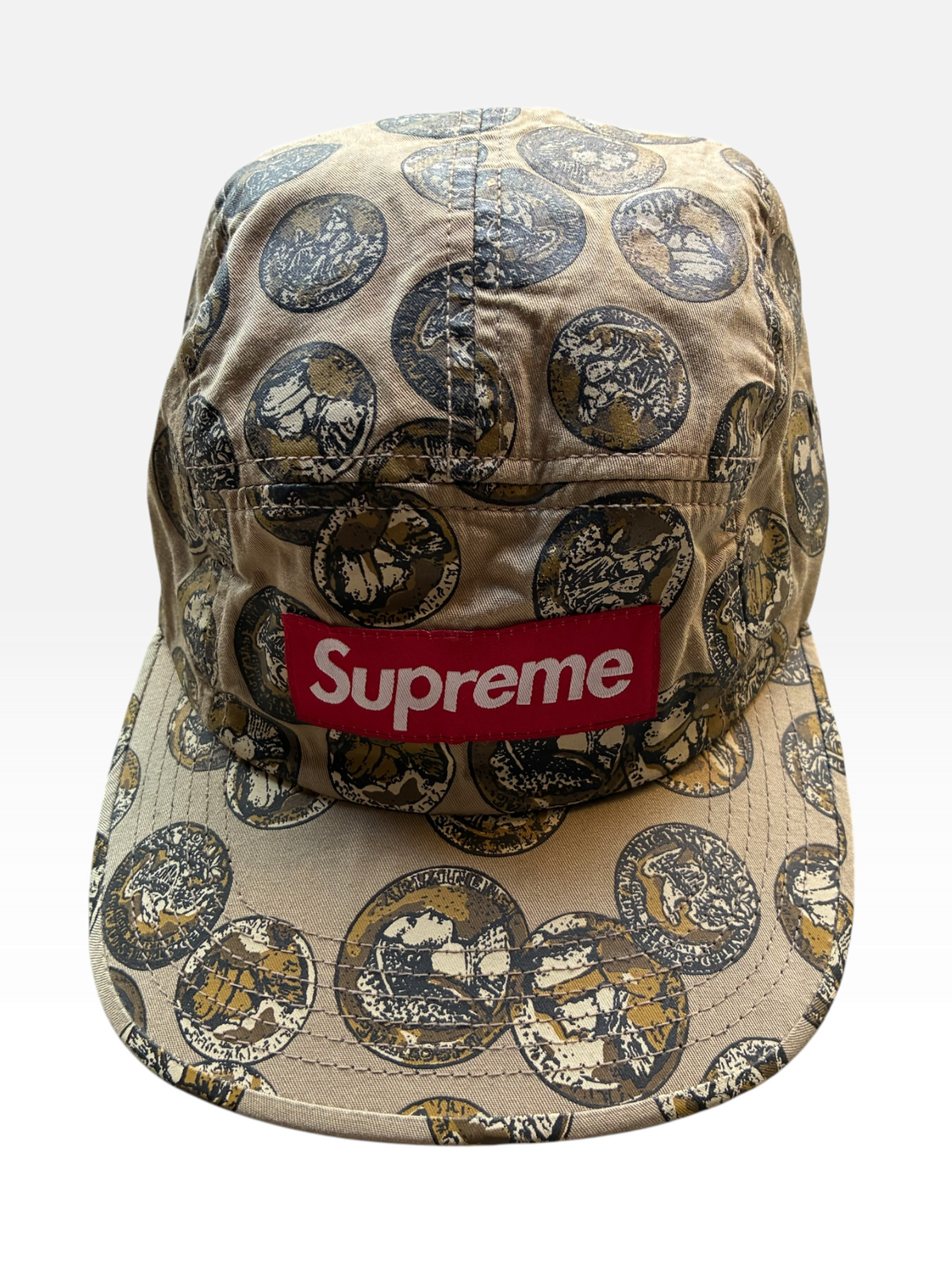 Supreme “COINS SS14” Camp Cap (Adjustable)