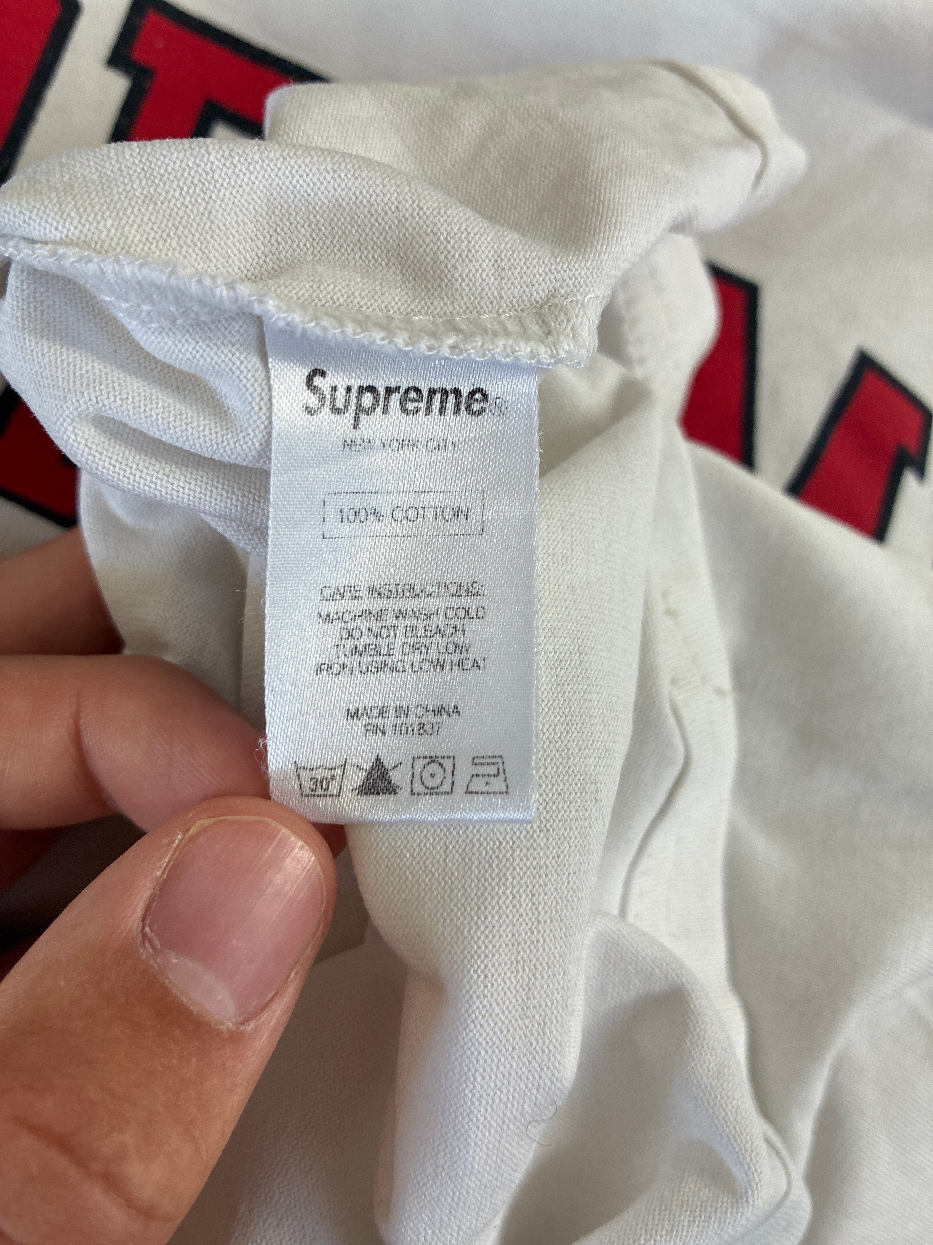 Supreme “ARC LOGO DOUBLE RINGER” tee (XL)