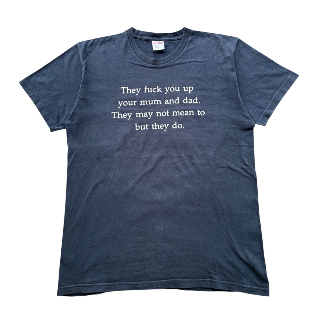 Supreme “THEY FUCK YOU UP” Tee (L)