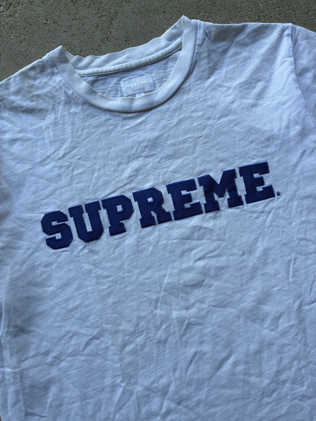 Supreme “COLLEGIATE” Tee (L)