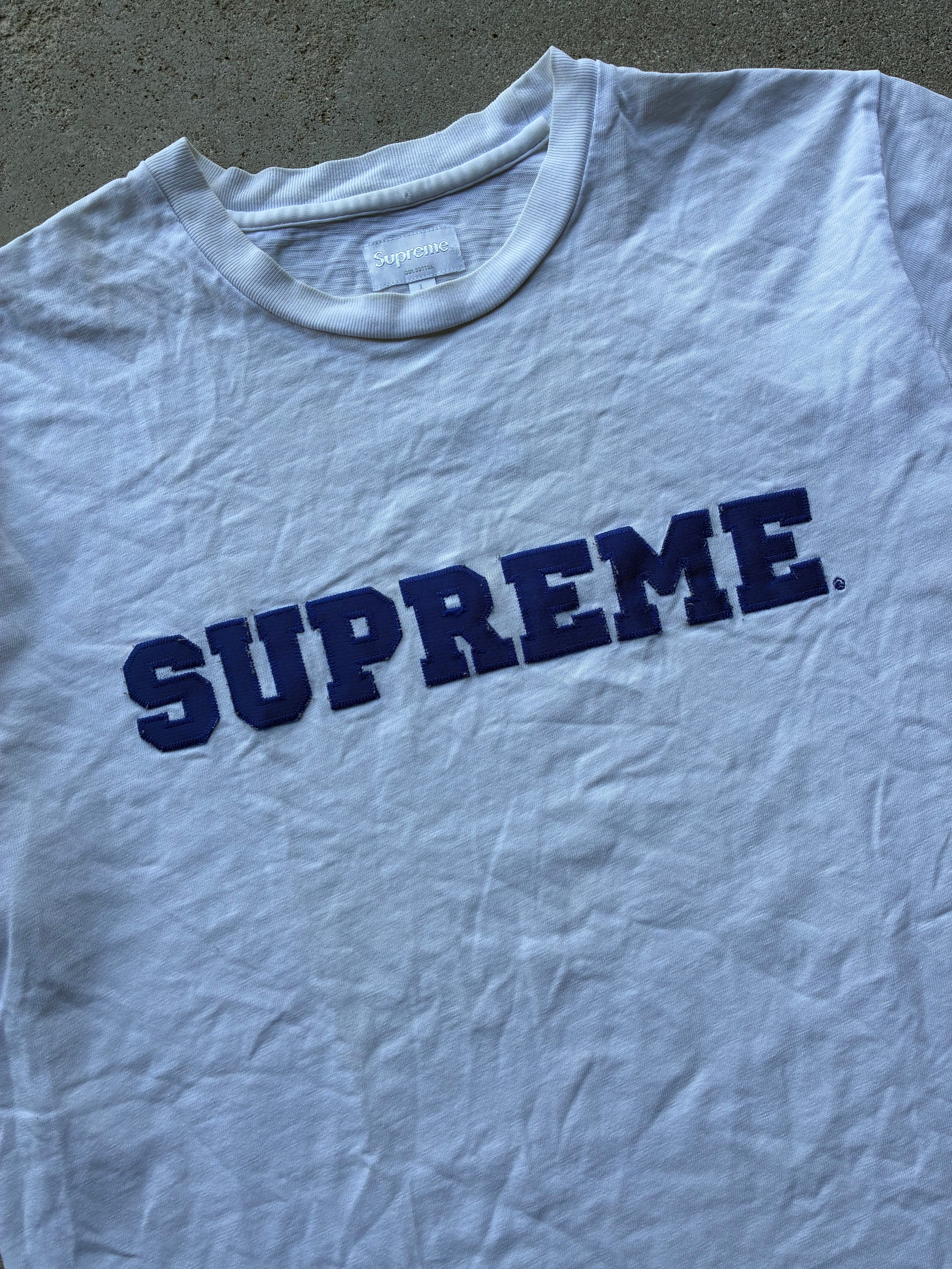 Supreme “COLLEGIATE” Tee (L)