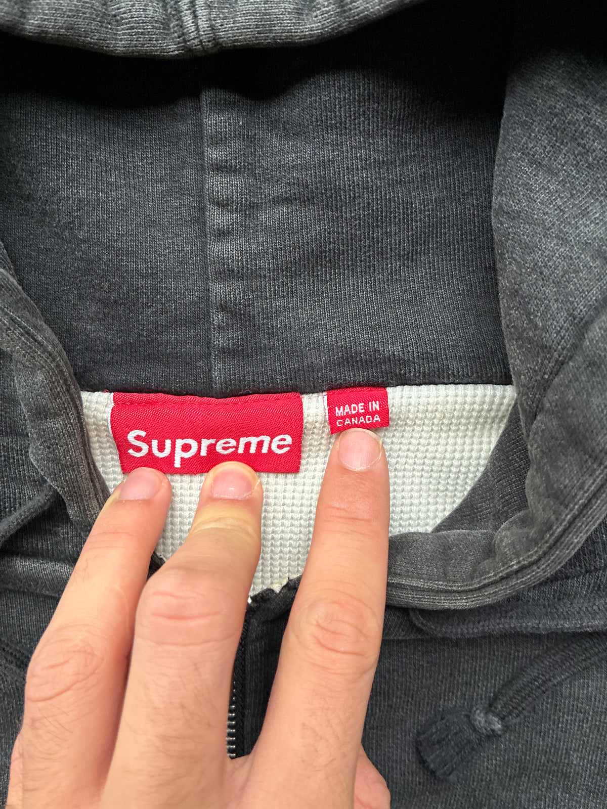 Supreme “ARC LOGO THERMAL 2009” Zip Up hoodie (L)