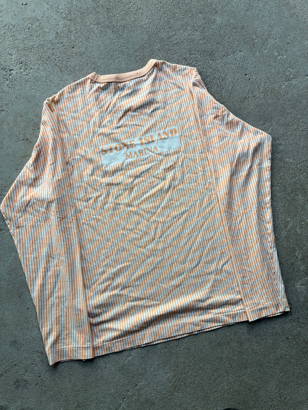 Peach Stone Island Marina Long Sleeve (L)