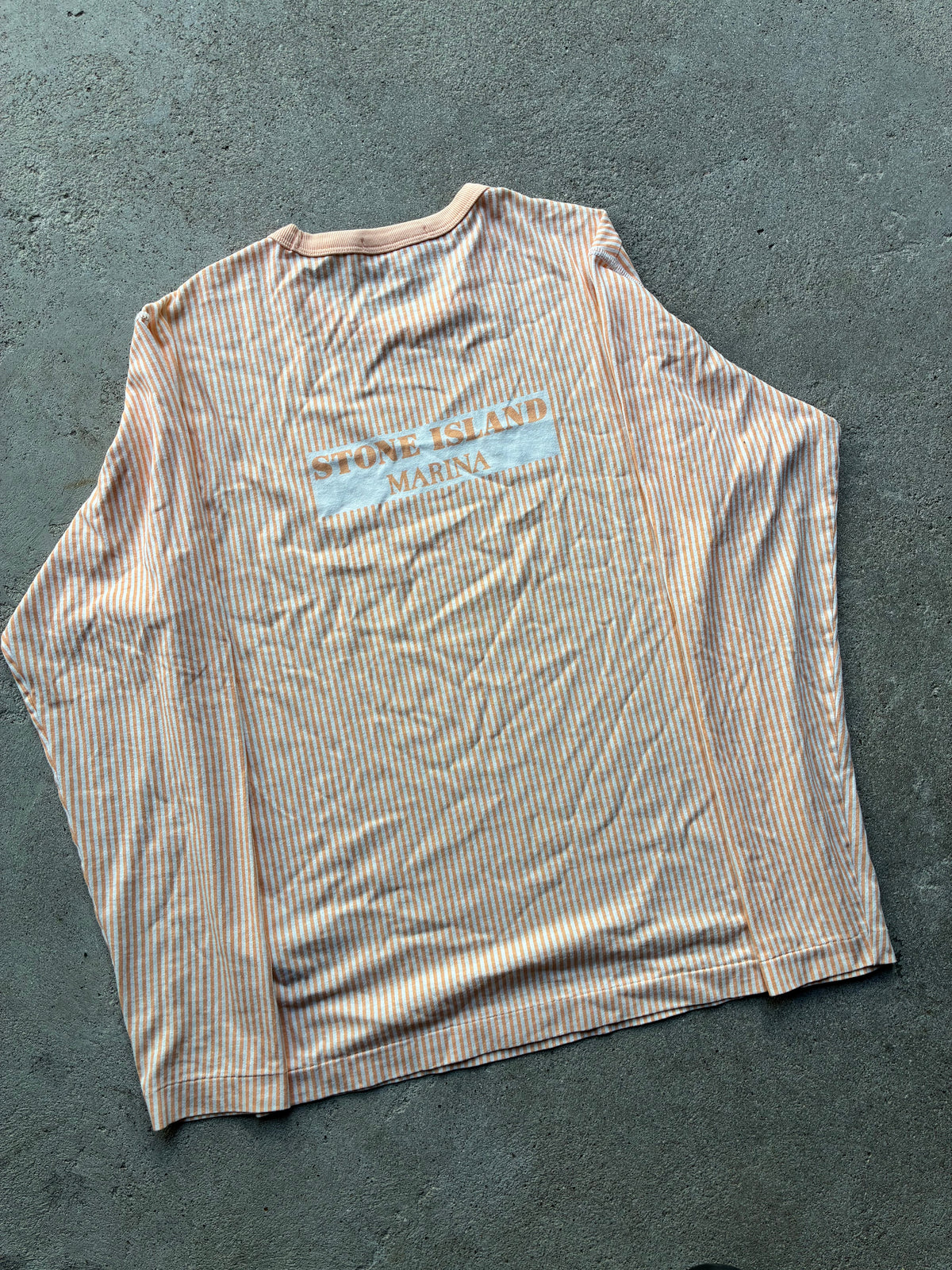 Peach Stone Island Marina Long Sleeve (L)