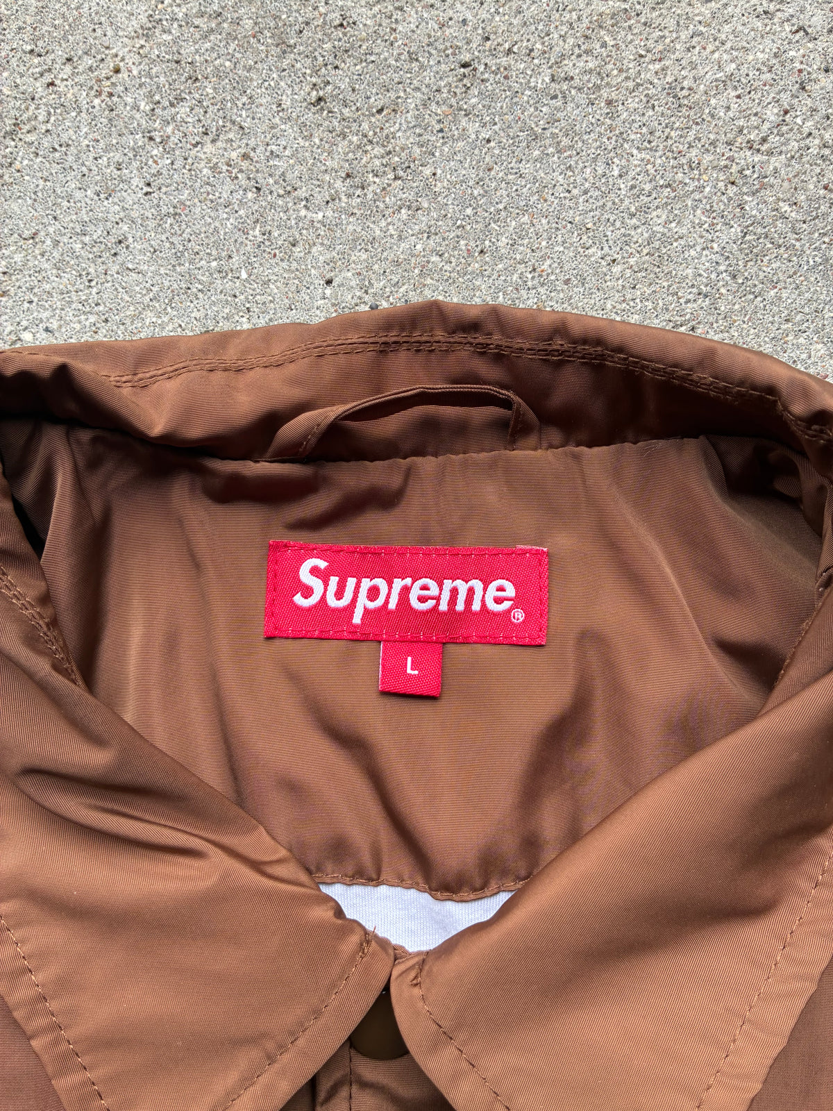 Supreme “APPLE LOGO” Coach Jacket (L)