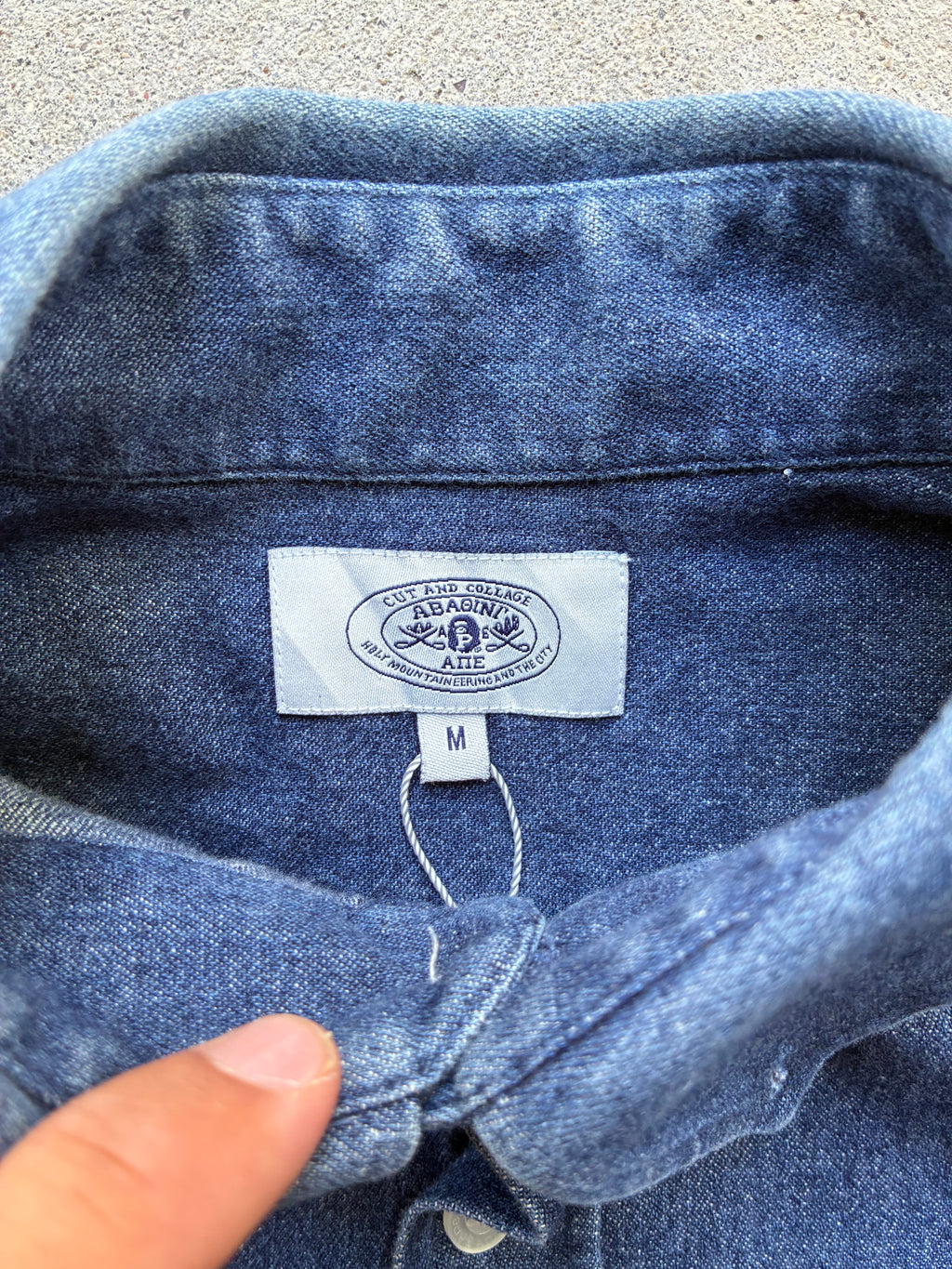 Bape “VINTAGE LOGO” Skjorte (M)