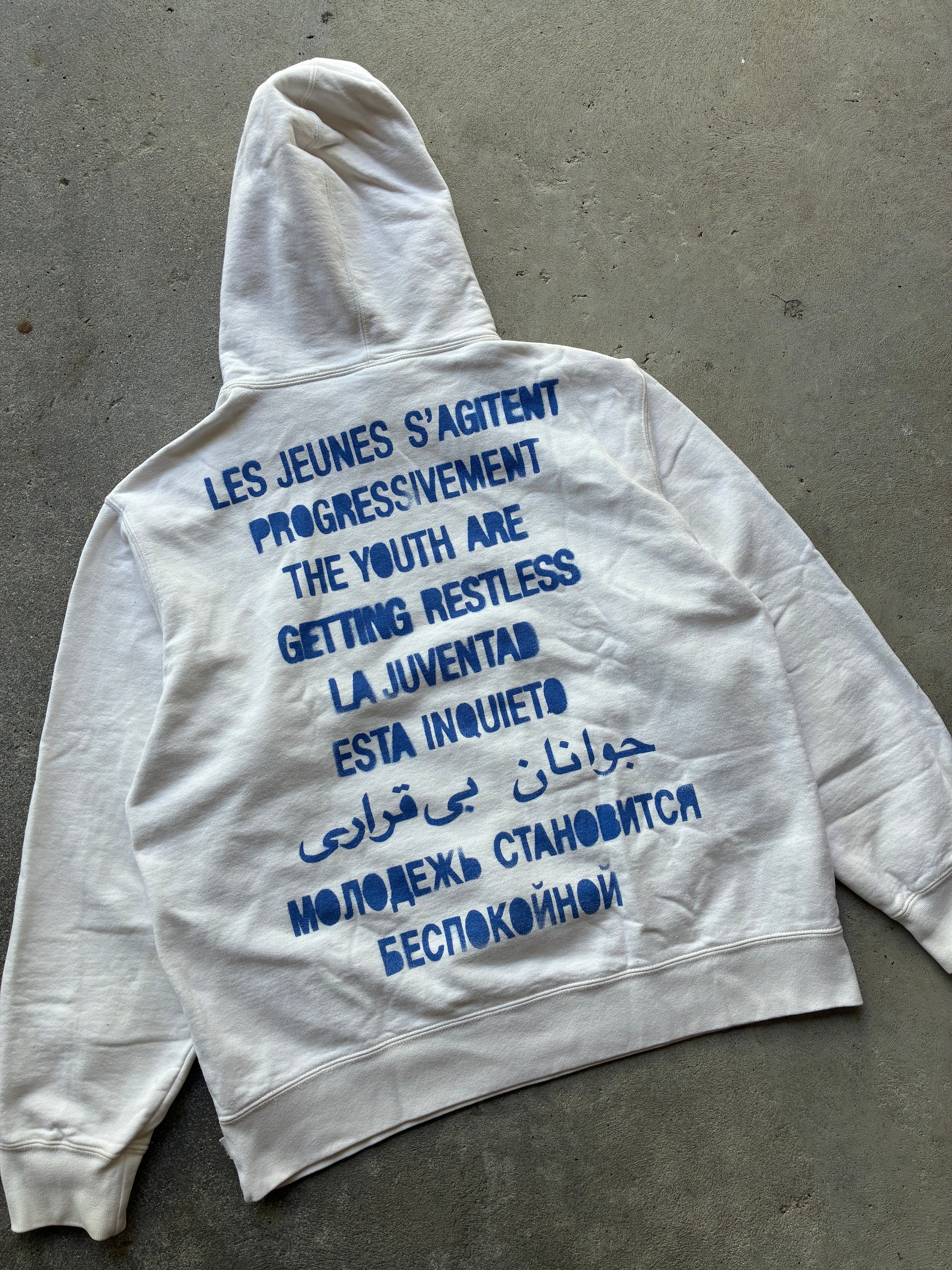 Supreme “RESTLESS YOUTH” Hooded Hoodie (L)