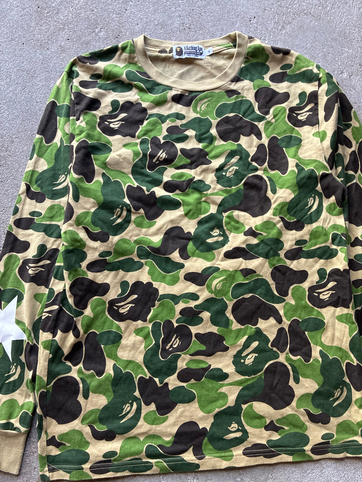 Bape “CAMO” Long Sleeve (M)