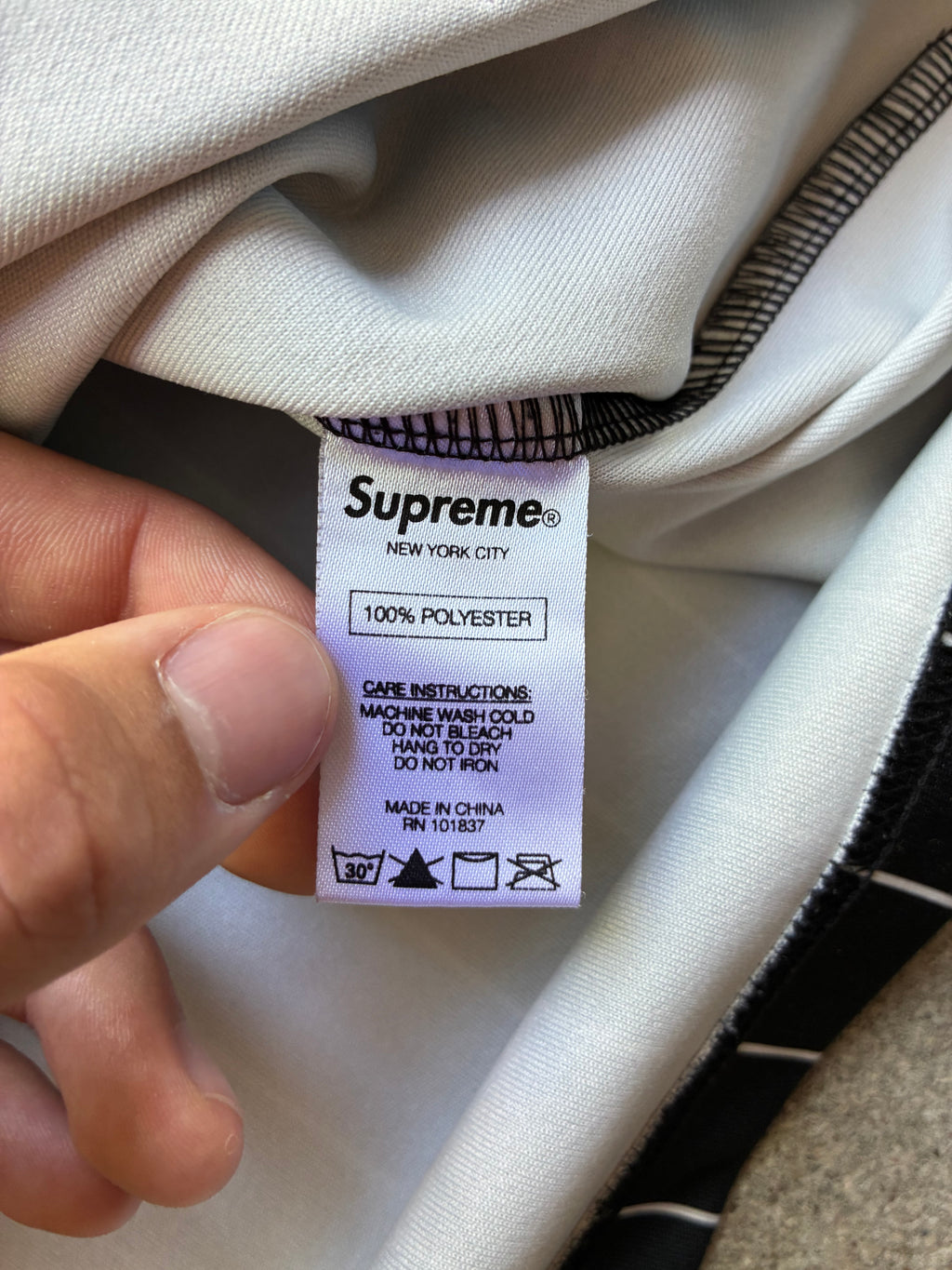 Supreme “PINSTRIPE BASEBALL” jersey (M)