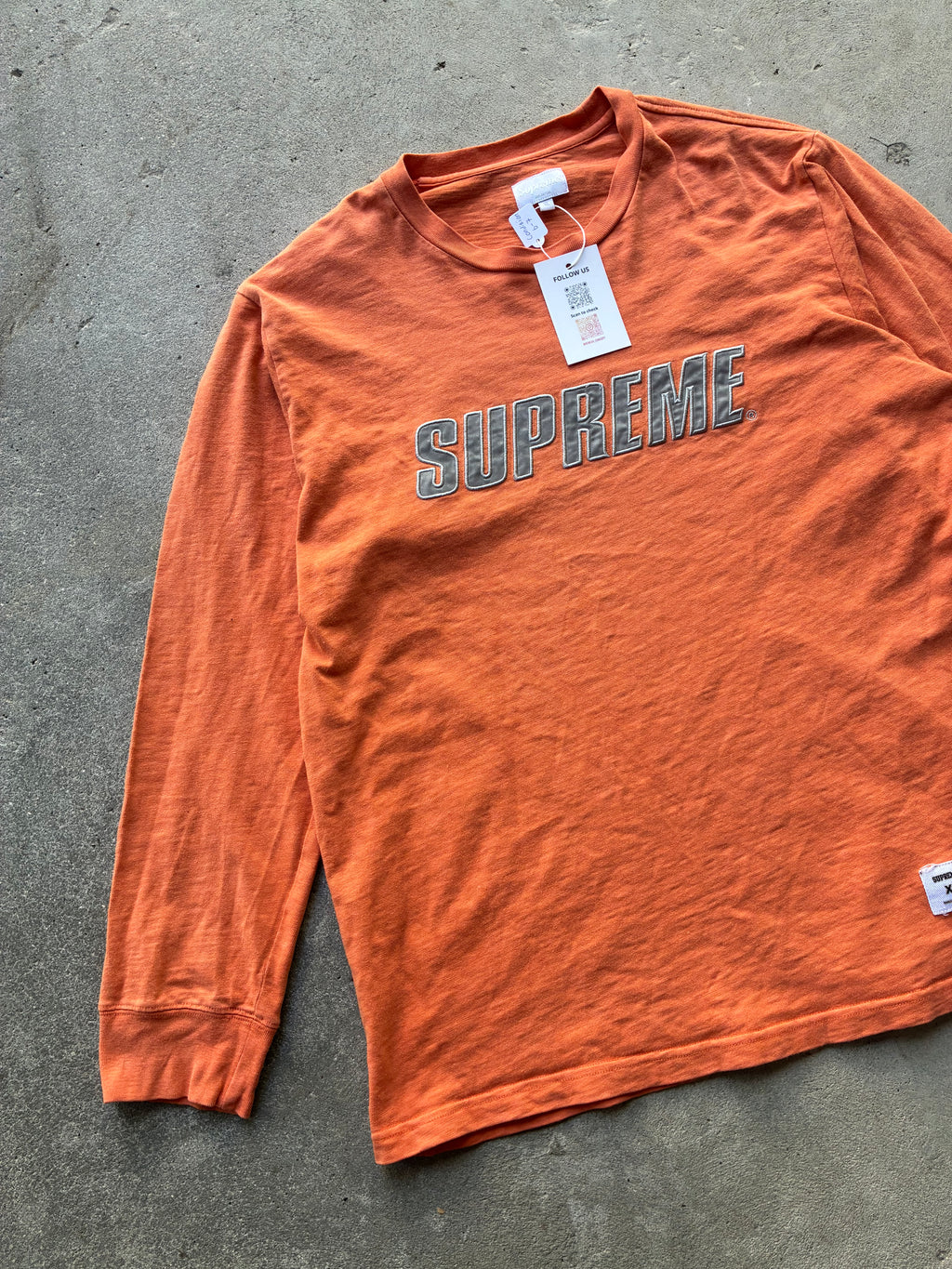 Supreme “METALLIC L/S REFLECTIVEE” Long Sleeve (XL)