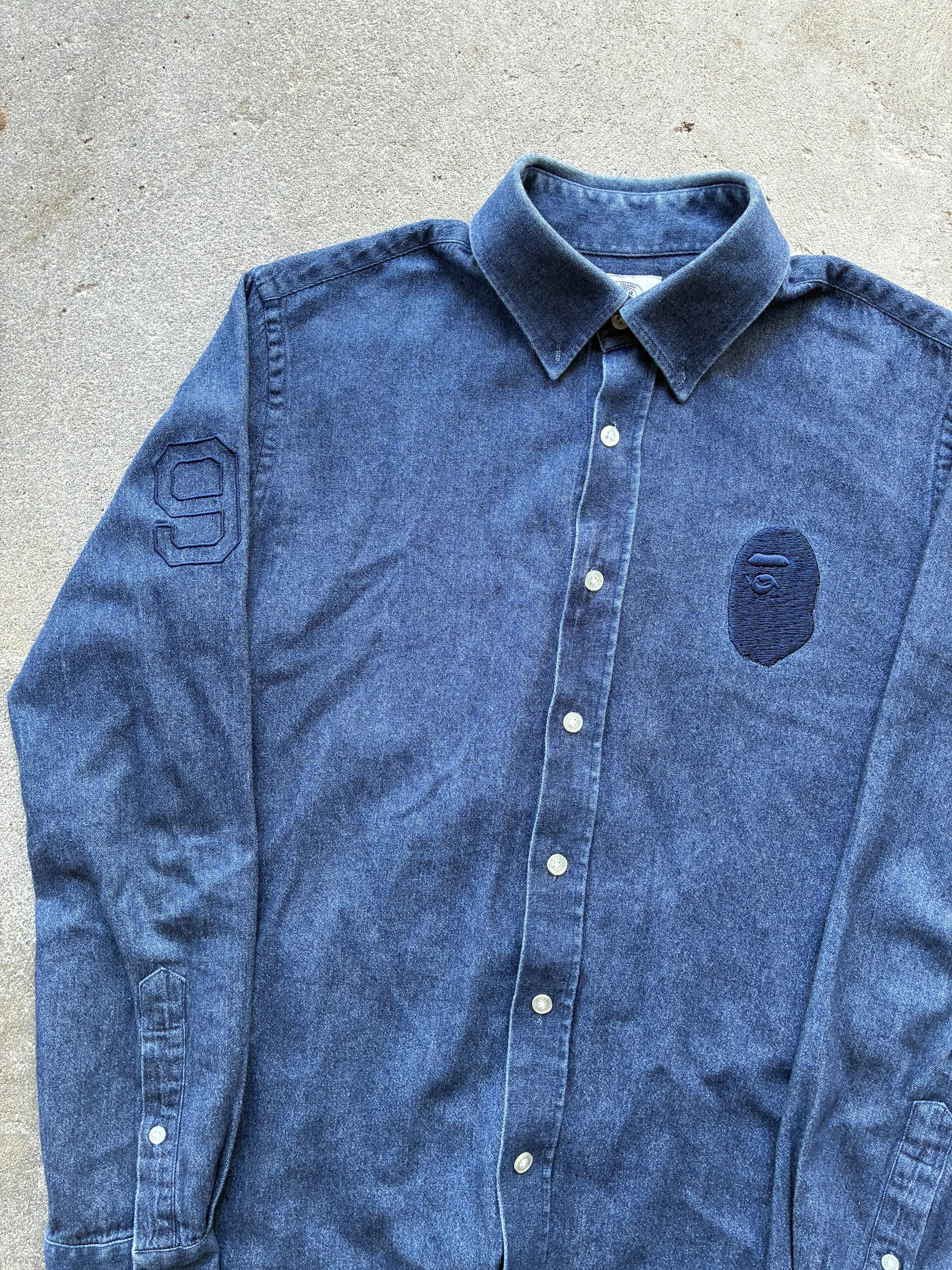 Bape “VINTAGE LOGO” Skjorte (M)