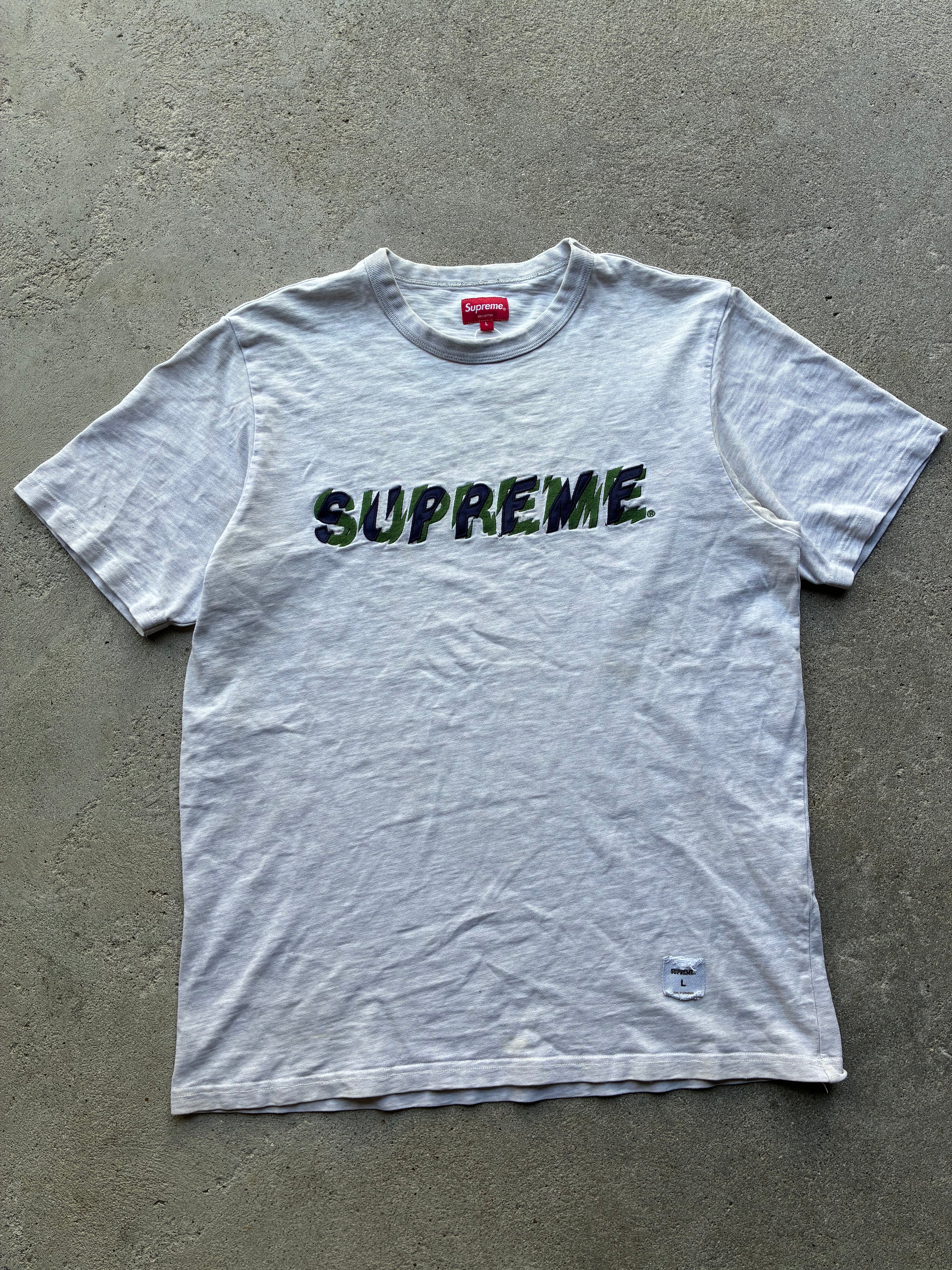 Supreme “SHATTER SS19” Tee (L)