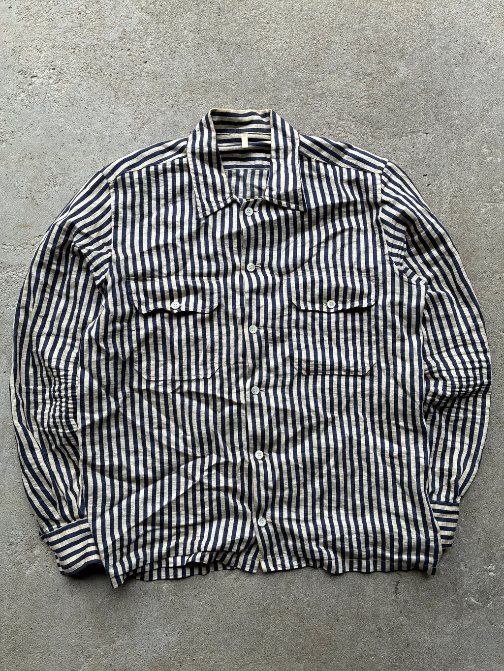 Stribet Sunflower skjorte (M-L)
