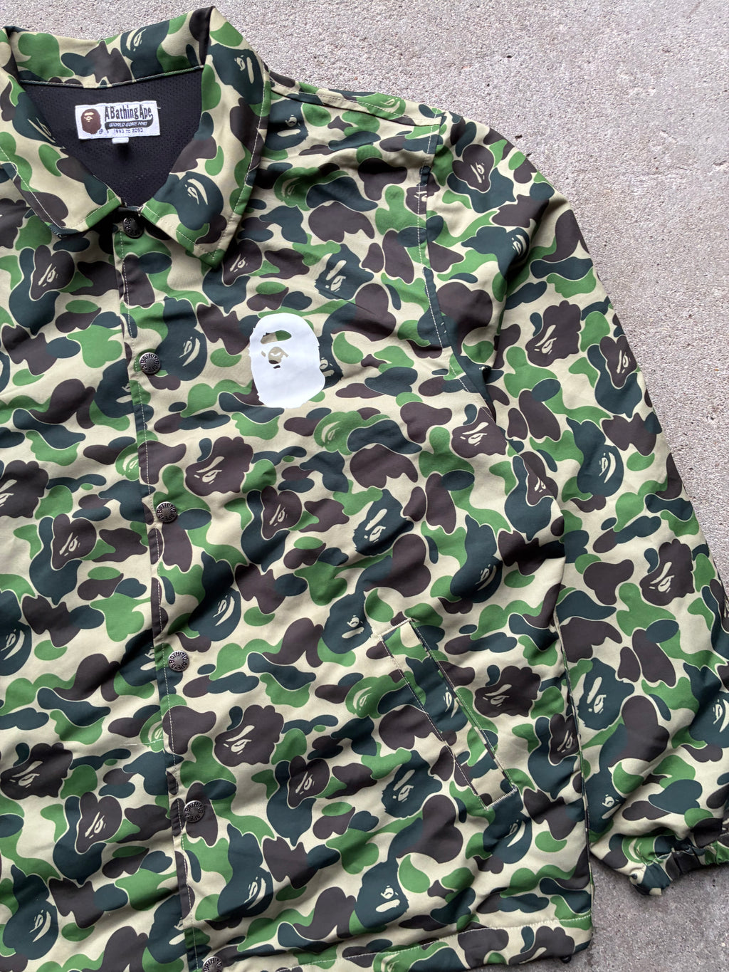 Bape “CAMO” Coach jacket (M)