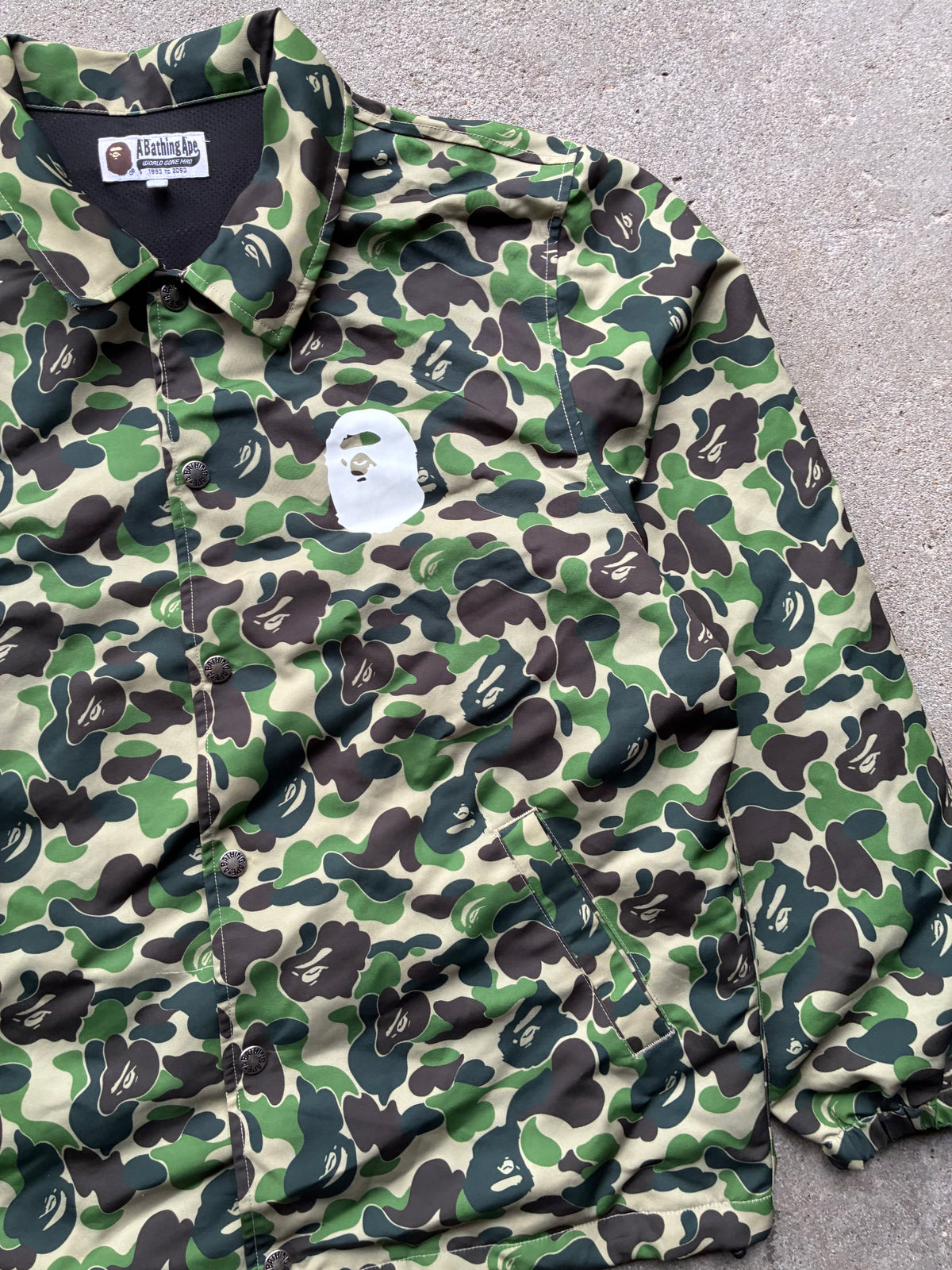 Bape “CAMO” Coach jacket (M)
