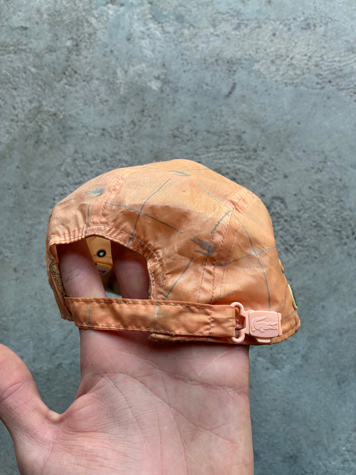 Reflective supreme x Lacoste Camp Cap (Adjustable)