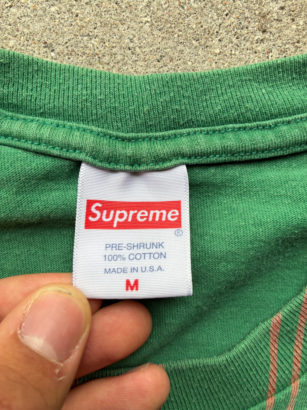 Supreme “REVERSE PIN” Tee (M)