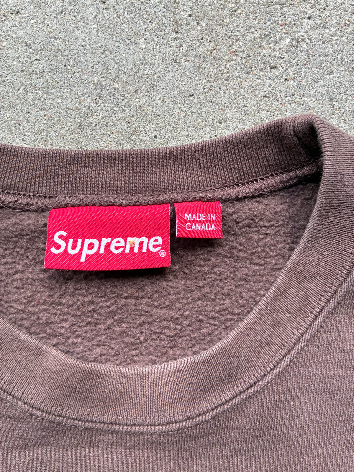 Supreme “ BROWN BOX LOGO” Crewneck (M)
