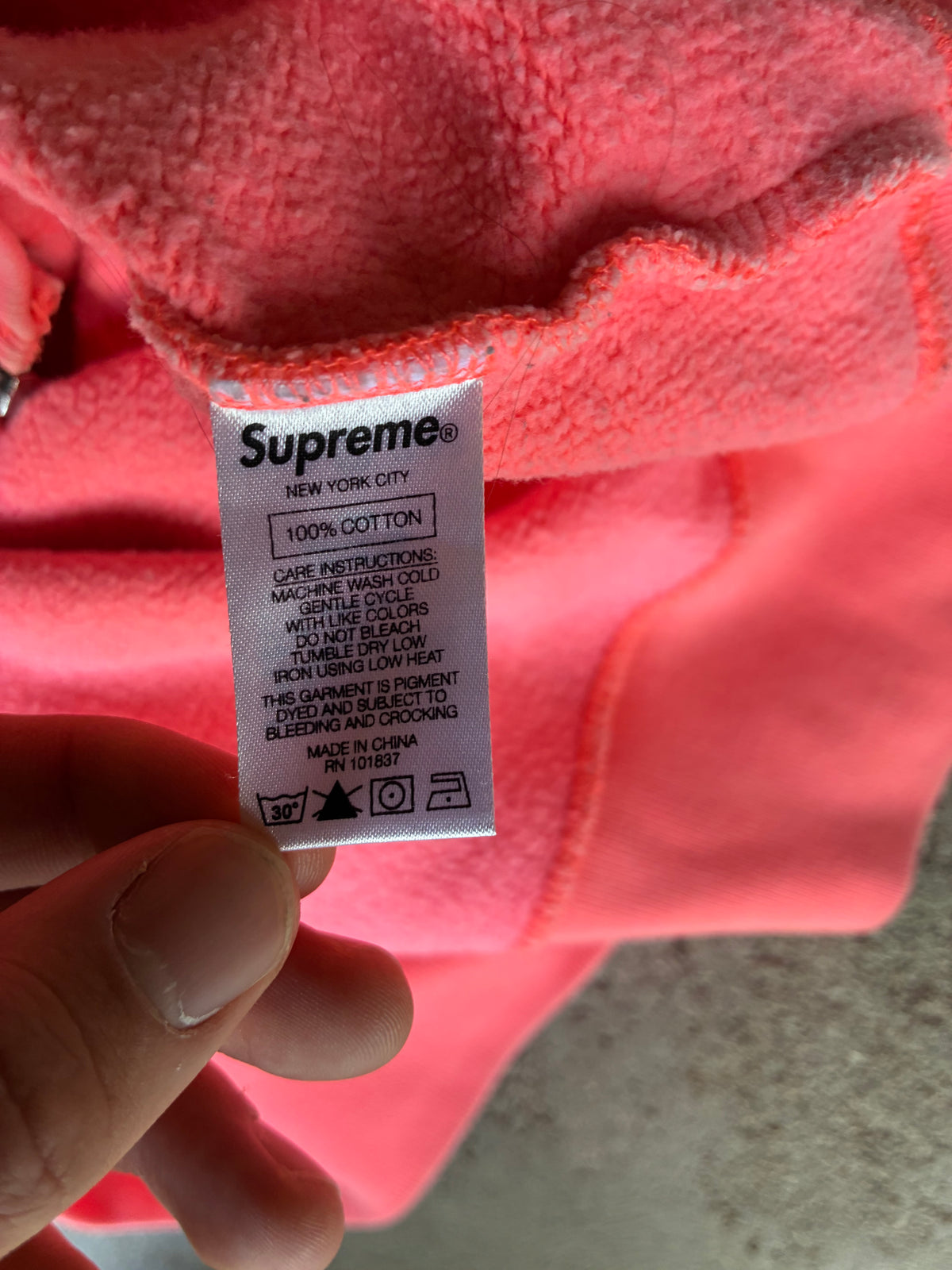 Supreme “BONE” Zip up Hoodie (M)