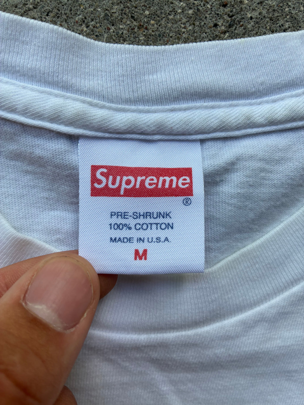 Supreme “JUST SAY NO” tee (M)